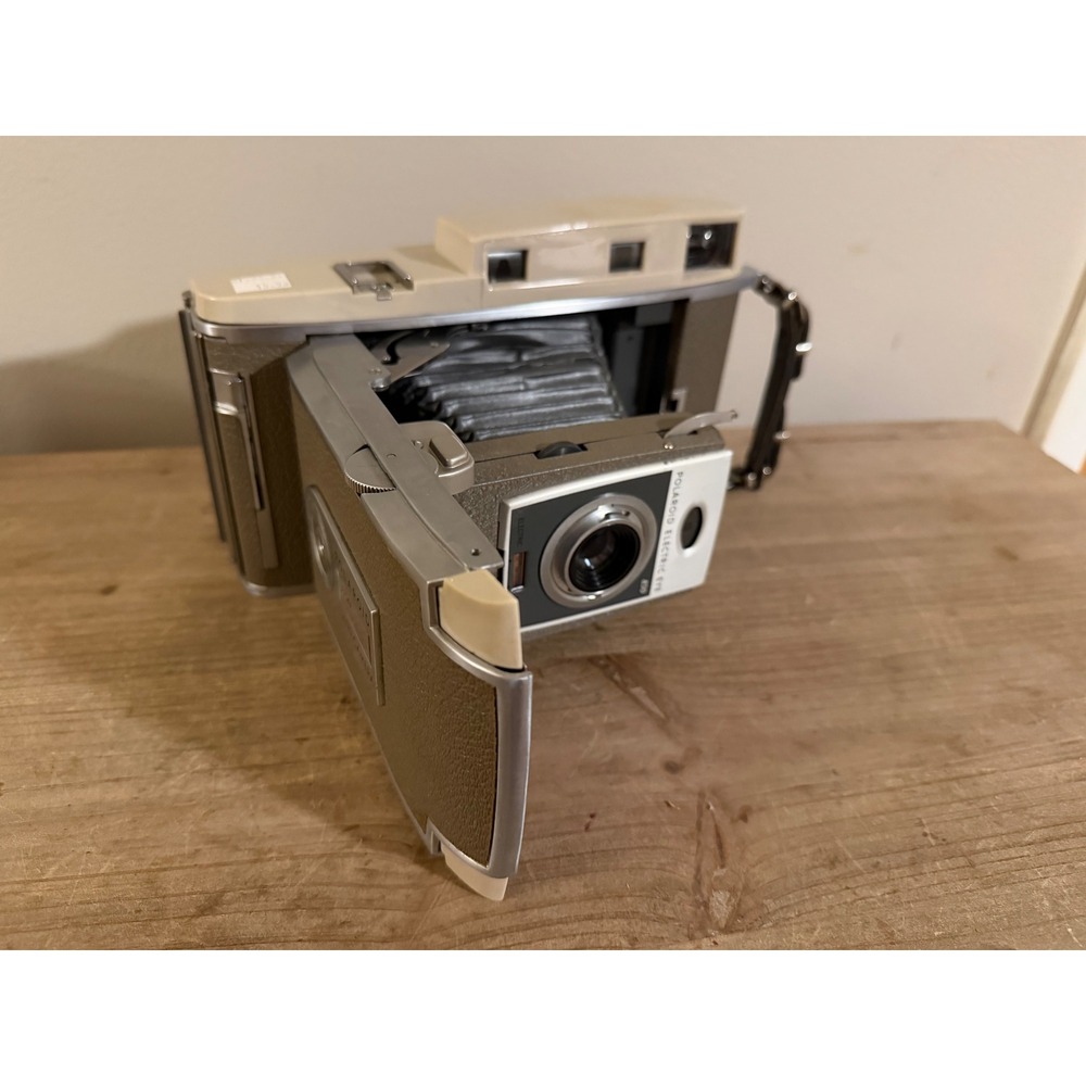 Vintage Polaroid 850 Electric Eye‎ Land Camera Folding Bellows Instant Camera